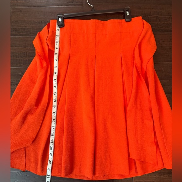 Ann Taylor pleated midi skirt. Classy elegant romantic business casual colorful - Picture 6 of 9